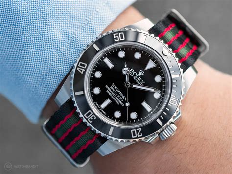 rolex 114060 nato straps|best strap for rolex submariner.